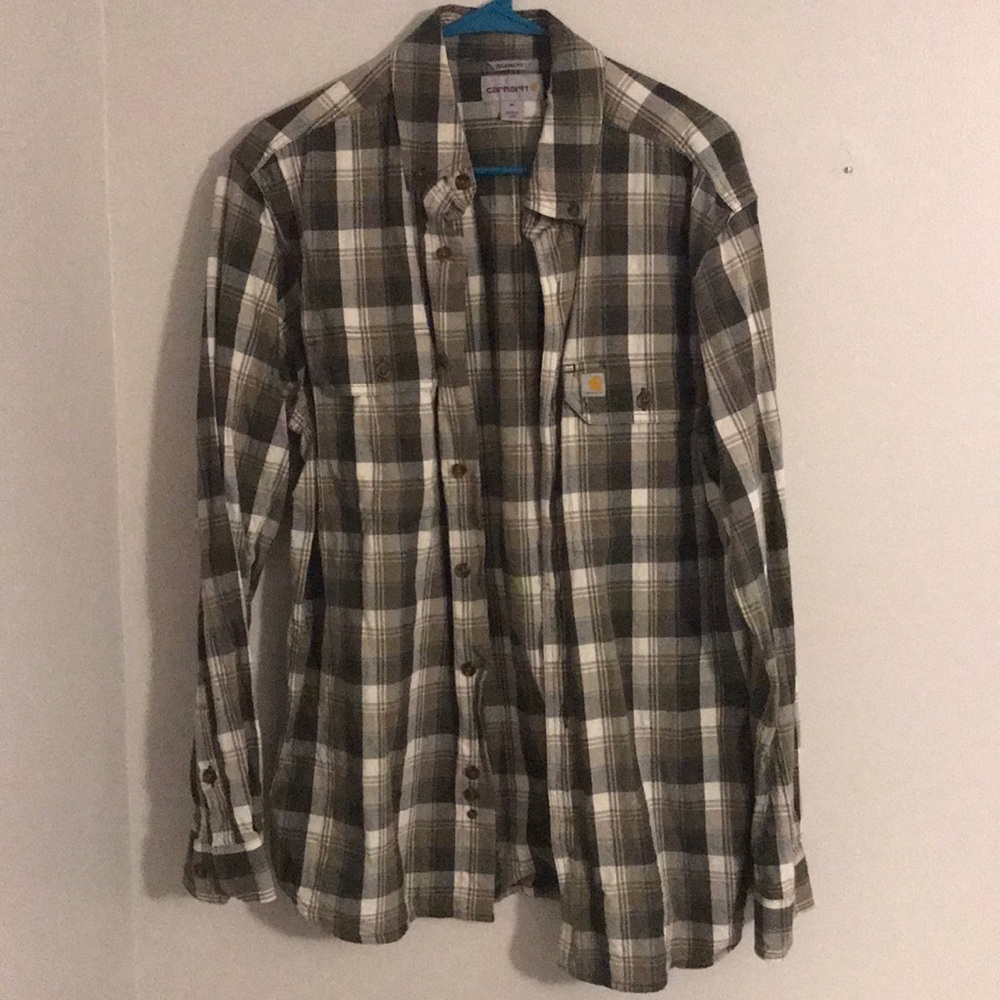 Carhartt relaxed fit button up shirt